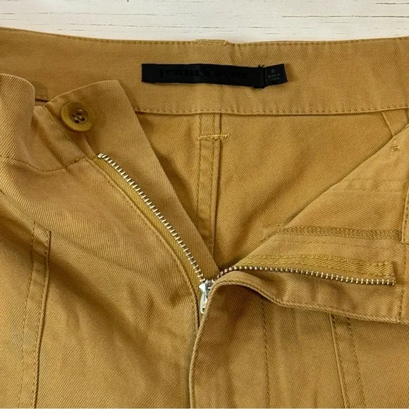 Jenni Kayne Ranger Trouser Utility Cotton Casual Tan Size 8